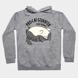 Pro-cat-stinator Funny Fat Cat Pun Hoodie